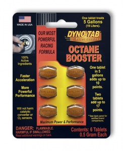 Dyno-tab® HP Octane Booster 6-tab card