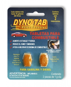 Dyno-tab® Fuel Treatment 2-tab Card - Spanish