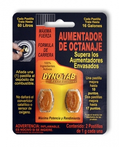 Dyno-tab® HP Octane Booster 2-tab Card - Spanish