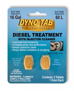 Dyno-tab® Diesel Treatment with Injector Cleaner 2-tab Card